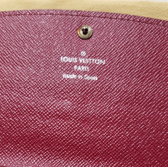 Christmas SALE Auth. Great Condition Louis Vuitton Emilie Fuschia Long Wallet - Picture 7 of 10